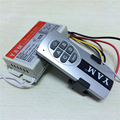 YAM AC220V 4 Ways 5 Sections Crystal Lamp Remote Control Switch Wireless Remote Control with Delay