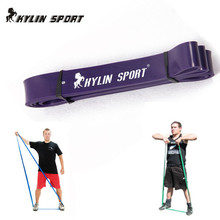 free shipping 2 purple yoga band resistance band Fitness Exercise loop for bodybuilding exercise band