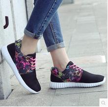 2016 spring and summer flat soft outsole female light breathable shoes network all match casual shoes