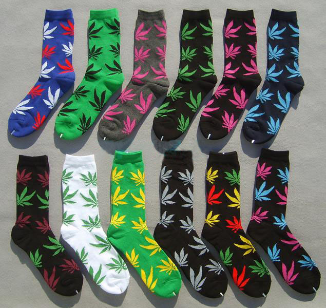 High Quality Harajuku Marijuana Style Weed Socks For Women Men s Cotton Sport Hip Hop Socks