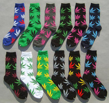 High Quality Harajuku Marijuana Style Weed Socks For Women Men’s Cotton Sport Hip Hop Socks Man Meias Men Mens Calcetines WZ007