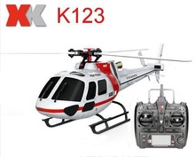 Original XK K123 6CH Brushless AS350 Scale 3D6G System RC Helicopter RTF Upgrade WLtoys V931