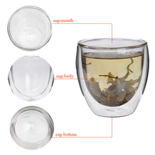 2015 High Quality Bodum 1pcs 260ml Wholesale Europe Style Double Wall Glass Coffee Cup Mug Tea