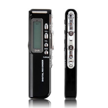 1Set Free Shipping 8GB USB VOR Rechargeable Digital Audio Voice Recorder 650Hr Dictaphone MP3 Player Black