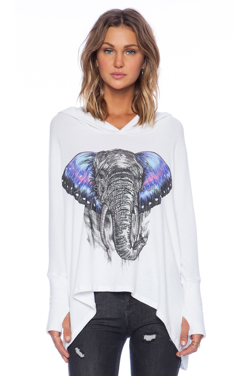 Novetly     3d Elephant    Sweatershirts  /     