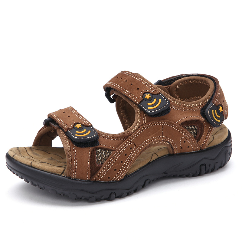 2016 Summer new children s sandals boys leather high quality font b shoes b font comfort