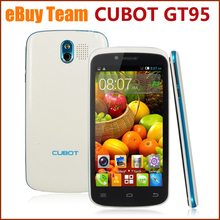 Original Cubot GT95 MTK6572 Dual Core Dual SIM Cards Cell Phone 4GB ROM Android 4.2.2 Smart Phone 5MP Camera Mobile Phones