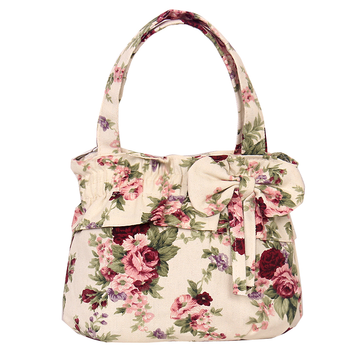 2014 women&#39;s bags fashion canvas tote bag small gentlewomen small bags print canvas handbag bag ...