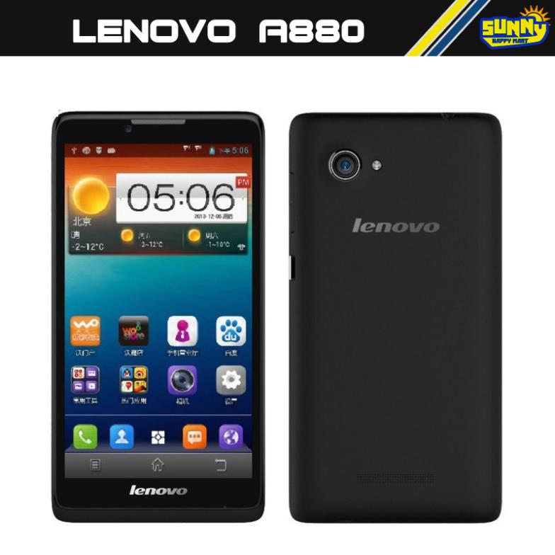 Original Lenovo A880 Smartphone MTK6582M Quad Core 1GB RAM 8GB ROM Android 4 2 Phone 5