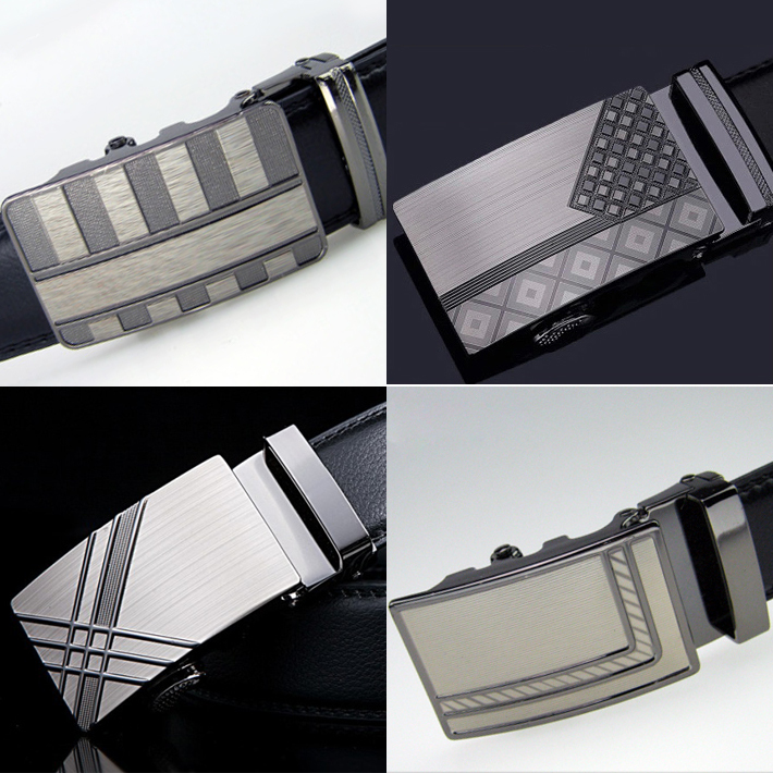 Belt 2015 new arrival men automatic buckle brand designer leather belts for business men which high