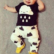 Baby Boys Girls Clothes T-shirt + Pants Cotton Suit Children Set Kids Clothing Next Infant Clothing