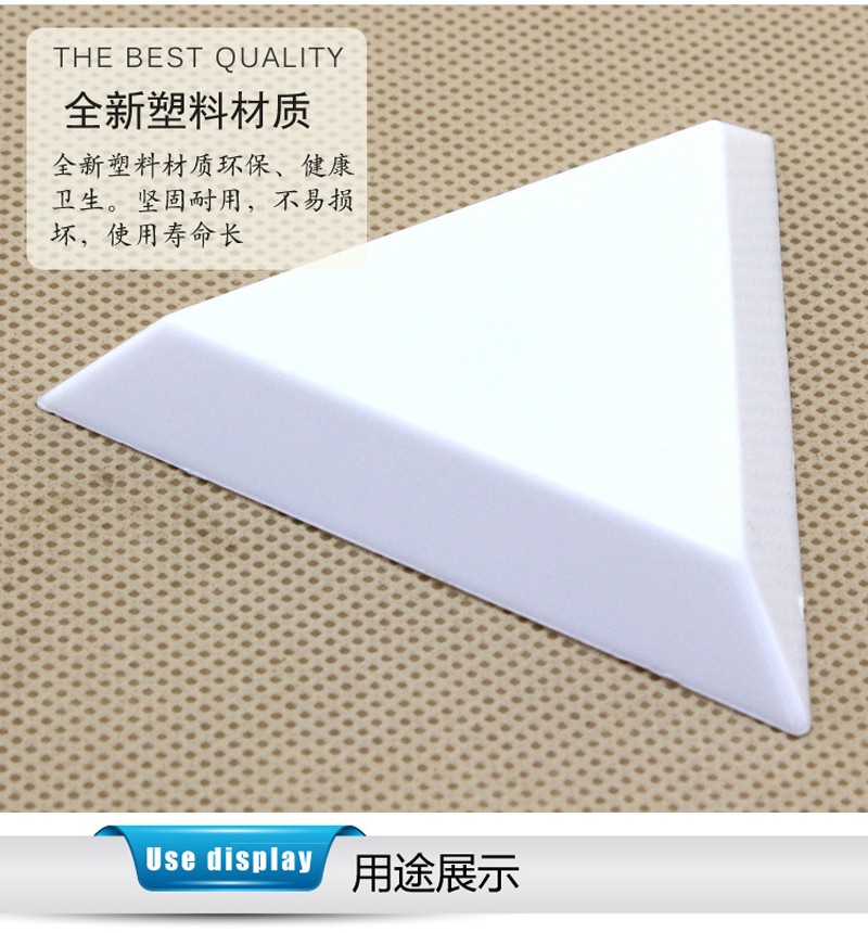 Triangle Plastic Carrying Case Plate (10)