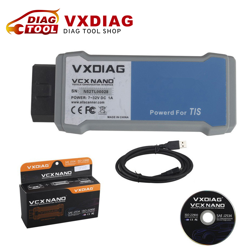  VXDIAG VCX NANO  TOYOTA  Techstream V10.10.018   SAE J2534  multi-  