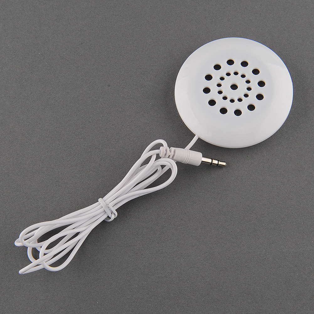 Гаджет  New Mini White 3.5mm Pillow Aux Portable Speaker for iPhone 4 4S 4G iPod Touch 2 MP3 CD Players Drop Shipping None Изготовление под заказ