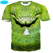 11 19 years big boys t shirt personality 3D viper printed short sleeve font b tshirt