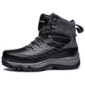 Hot Rechargeable heating 60 degree keep warm boots unisex Outdoor hiking shoes women winter genuine leather