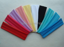 Wholesale Hair Band Best for yoga sports Polyester women elastic headbands Wear Yoga Decoration hair accessories