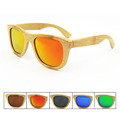 Natural Bamboo Sunglasses Men Women Glass Bamboo Sunglasses Retro Vintage Wood Lens Wooden Frame Polarized Glasses