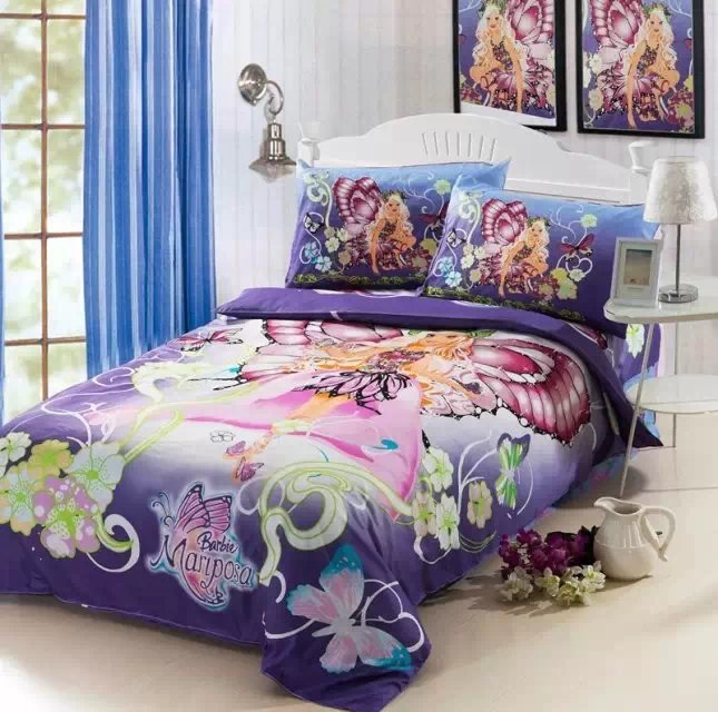 barbie double duvet