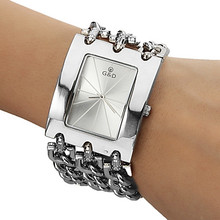 2013 New Fashion Bracelet Watch Quartz Men Women Unisex Silver Wristwatch