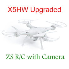 New Arrival ZSR/C FPV RC Quadcopter Drone with WIFI Camera 6-Axis 2.4G RC Helicopter Quadrocopter Toys Syma X5SW X5C Upgraded