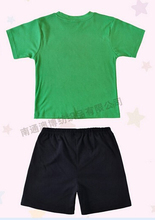 Retail new 2015 summer Baby Kids cartoon Pijamas short Sleeve Cotton Pyjamas Boys Sleepwear Childrens Clothing