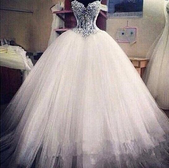 cheap crystal ball gown wedding dresses « Bella Forte Glass Studio