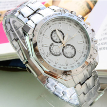 New 2015 Brand Quartz watches Men Business Watch Luxury watches Man full Steel watch drop shipping