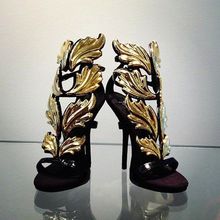Kanye West Women Sandals Release Black & Gold Edition of the “Cruel Summer” Heels Open Toe Ankle Buckles High Heels Shoes Woman