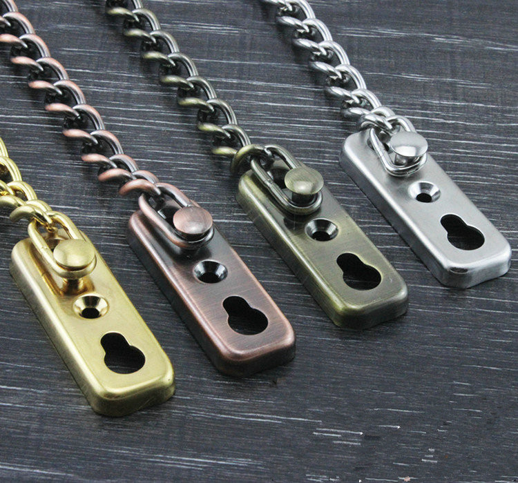 Description Picture 6 of item1PCS YT1092 Brothernze Stainless Steel Anti-Stealing-Link Door Chain Hotlink Protection Contain the mounting screws
