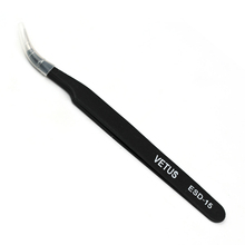1054 1pcs Black Acrylic Gel Nail Art Rhinestones Paillette Nipper Picking Tool bent nipper tweezers pliers