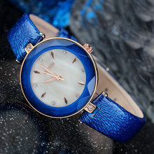 New Fashion Brand Genuine Leather Strap Women Dress Watches Quartz Watch Waterproof Clock Wristwatch k952