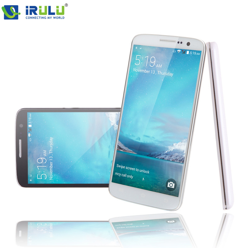 IRULU U2 Smartphone 5 0 MTK6582 Android 4 4 phones Quad Core 8GB Dual SIM QHD