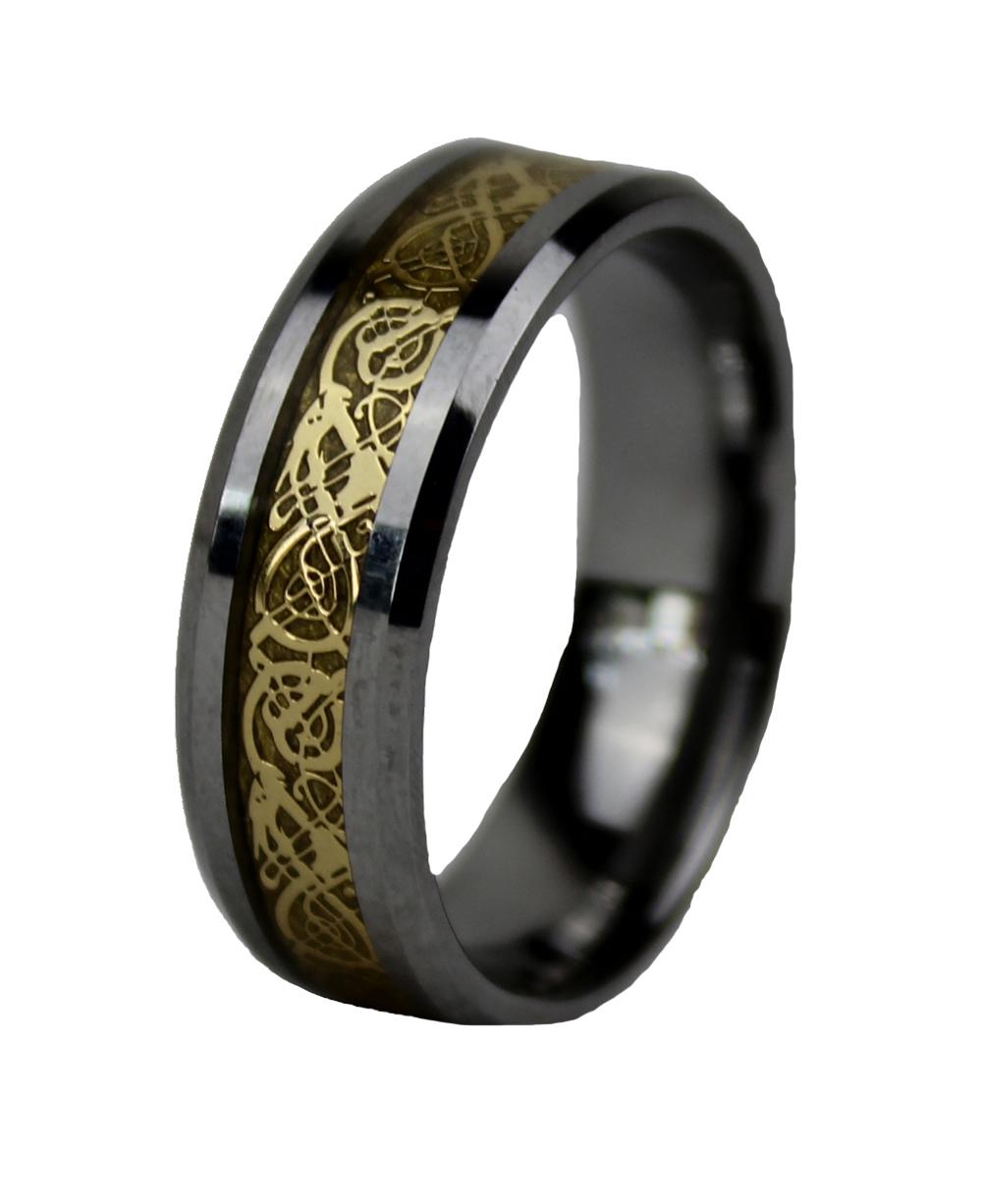Celtic wedding rings tungsten