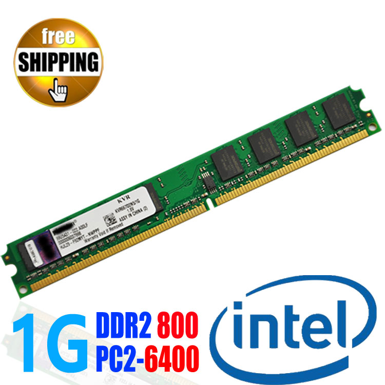 Wholesale ! Brand New DDR2 DDR 2 800 Mhz / PC2 6400 1GB Desktop PC DIMM Memory RAM DDR800 800Mhz / compatible Intel Motherboard
