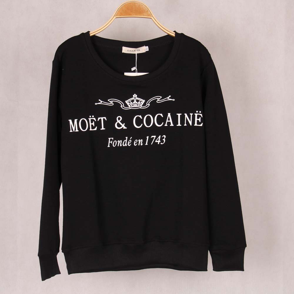 2014 new brand women hoody hoodies moet printed crown 2014 new brand women hoody hoodies moet printed crown