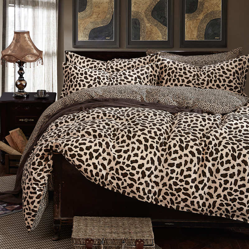 100 cotton duvet cover bedding set leopard bedcolthes 100 cotton duvet cover bedding set leopard bedcolthes