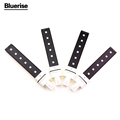 6W 4PCS Lifetime 50000hrs UV LED Lamp Bulb 365 405nm Double Light Source Nail Dryer Nail