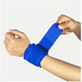 2 PCS Blue Sports Wrist Composite material Wrap Bandage Badminton Wristband