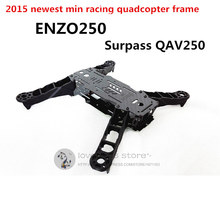 DIY FPV mini drone Alien QAV250 cross racing quadcopter ENZO250 carbon fiber + PDB frame unassembled