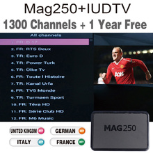 MAG 250 iptv Set Top Box небо Италия ВЕЛИКОБРИТАНИЯ DE Linux Европейский Турецкая IPTV Поле для Испания Португалия Нидерланды MAG250 IPTV WiFi tv box