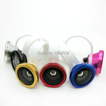 Universal 180 Clip Fisheye Fish eye Camera Lens For iphone 4S 5 5S 5c samsung galaxy S3 S4 S5 Circular shape phone camera