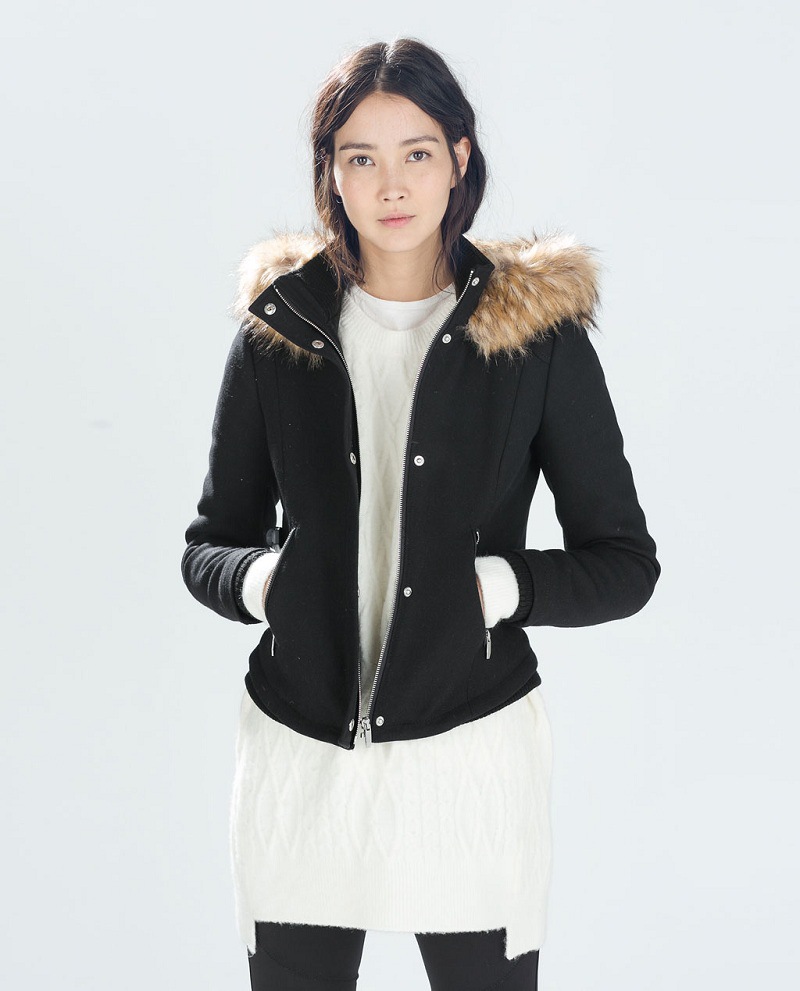 Compare Prices on Black Jacket with Fur Hoodie- Online Shopping ...