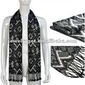 Classic luxury men s jewelry winter wear scarves pattern viscose gray tone echarpe men s worm