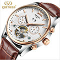 KID brand watches Luxury Automatic Mechanical Men Sub dial function 24 hours Date Display Genuine Leather