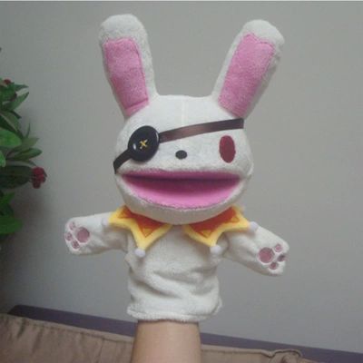 Date A Live Yoshino Yoshinon rabbit Hand puppet 100% Handmade Plush Toy Cosplay Props