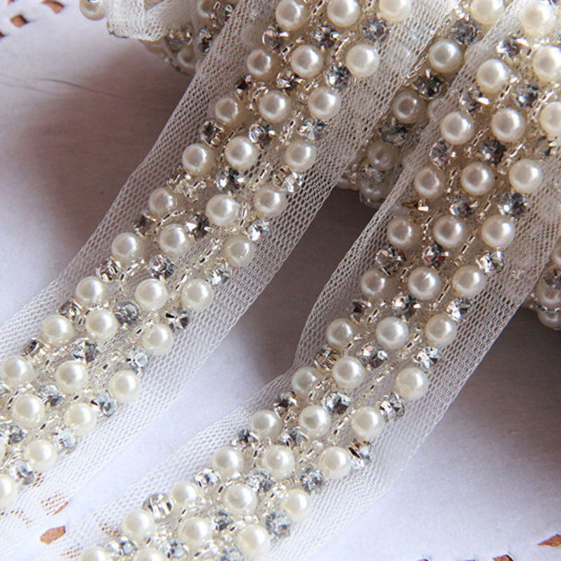 Rhinestone Fabric Trim for Promotional Rhinestone Fabric
