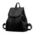 New Rivet Backpack Fashion Women Backpack PU Leather Casual Ladies bags Retro Backpack