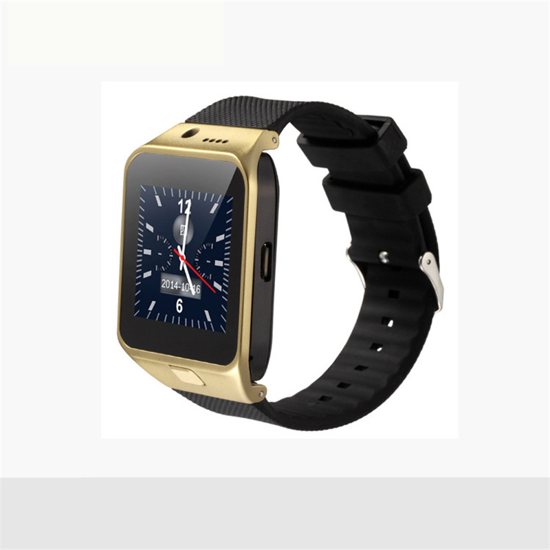 New Smart Watch Smart Phone Watch Support SIM GSM GPRS SMS Bluetooth Camera Max 32GB TF Card Compatible with Android GV09