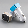Universal 2 1A Mobile Car Charger Usb charging LCD Screen Auto car Charger mobile power Adapter